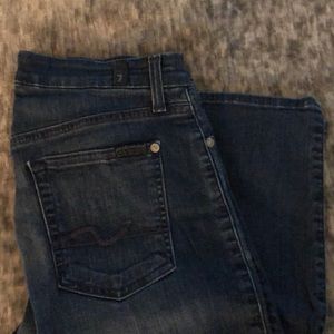 7 for all mankind blue jeans